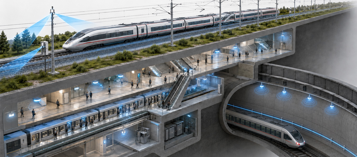 Railway Line Coverage Render